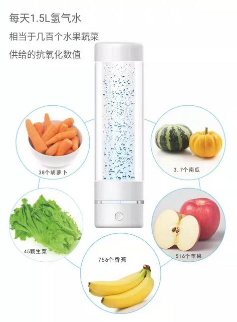 富氢水杯,让您的肌肤水润透亮起来