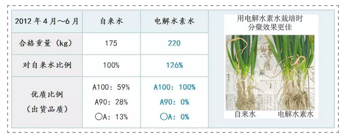 日本电解氢水的农业应用